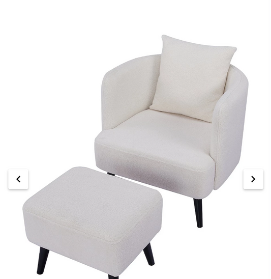 Jamie Accent Chair and Footstool